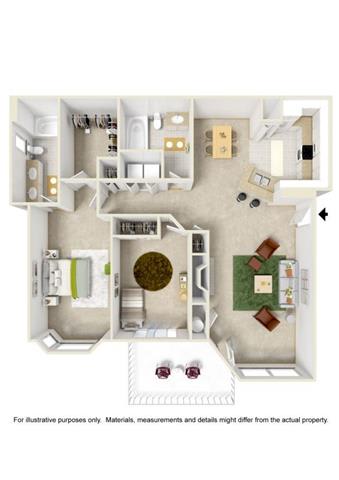 Floor Plan Floor Plan at Willina Ranch, Bothell,Washington