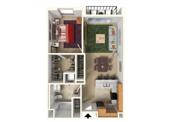 Floor Plan Floor Plan at Redmond Square, Redmond, 98052