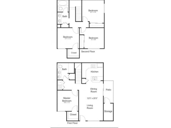 Floor Plan Floor Plan at Allure at Tempe, Arizona