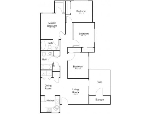 Floor Plan Floor Plan at Allure at Tempe, Tempe