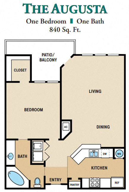 One Bedroom One Bathroom