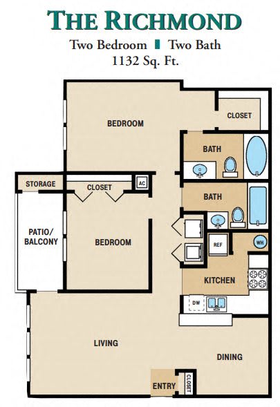 One Bedroom One Bathrorom