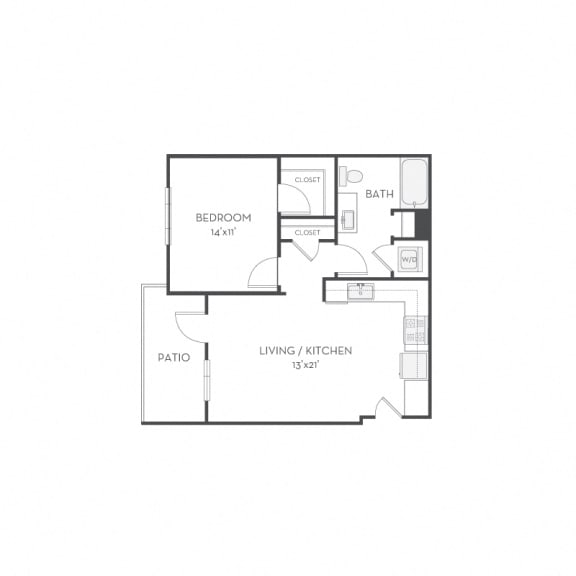 Floor plan Floor plan at Elan Menlo Park, Menlo Park