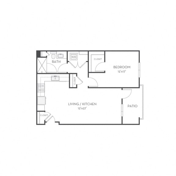 Floor plan Floor plan at Elan Menlo Park, Menlo Park, 94025