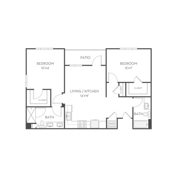 Floor plan Floor plan at Elan Menlo Park, Menlo Park, CA, 94025