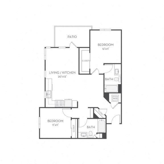 Floor plan Floor plan at Elan Menlo Park, Menlo Park, CA