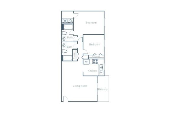 B4 Floor Plan B4 Floor Plan at The Pointe at Midtown, Raleigh
