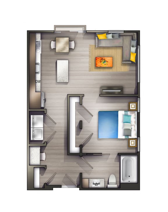 A2 Floor Plan A2 Floor Plan at Peyton Stakes, Nashville, TN