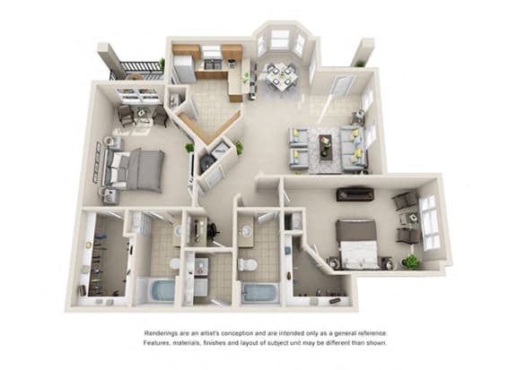 2 Bedroom 2 Bath 2 Bedroom 2 Bath