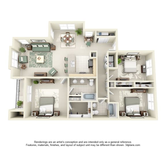 Studio 1 2 3 Bedroom Apartments In Wilsonville Or Domaine At Villebois