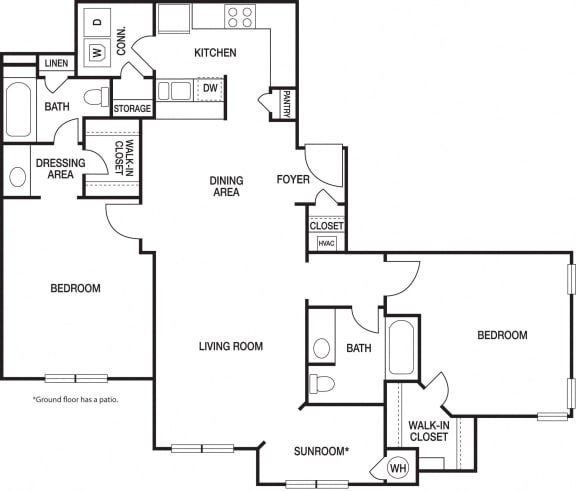 Two Bedroom - Two Bath