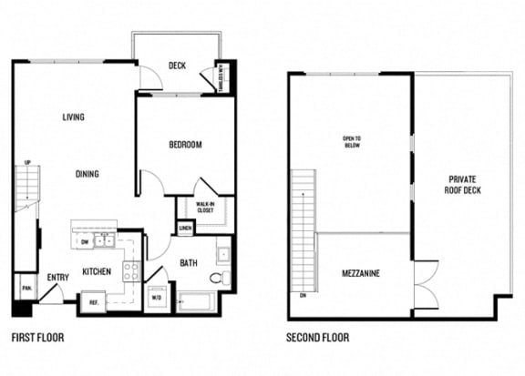 A3L Floor Plan One bedroom One bathroom 1