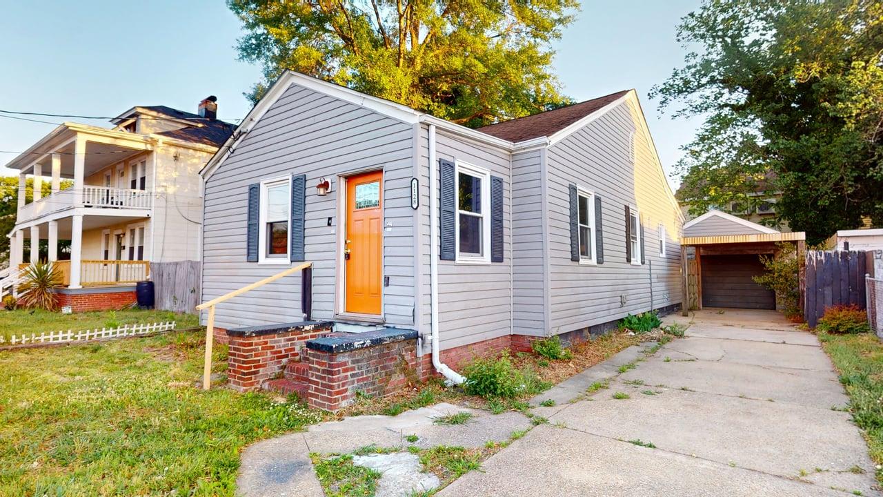 Single Family Home 2BR 1.5BA — 1128 Hugo Street, Norfolk, VA