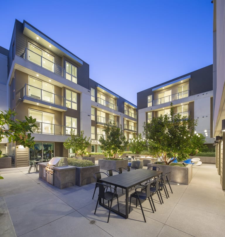 Spacious, Landscaped Patio and Private Courtyard Spacious, Landscaped Patio and Private Courtyard at Concourse, California
