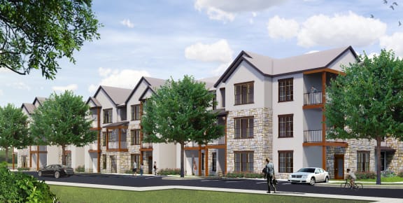 Timbers at Hickory Tree_Exterior Rendering