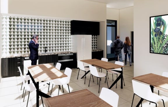 Timbers at Hickory Tree_Mail Room Rendering