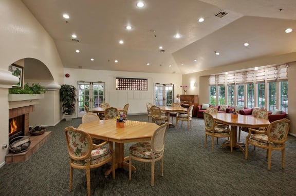 Social Activities Room at Rancho Franciscan Senior Apartments, Santa Barbara, CA, 93105