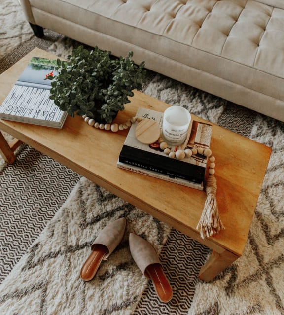 coffee_table_fluffy_carpet at Cypress Meadows Senior Apartments, California, 93003