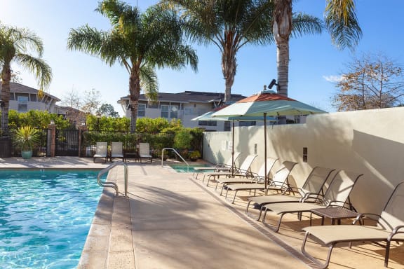 Pool at Ralston Courtyards, Ventura, 93003