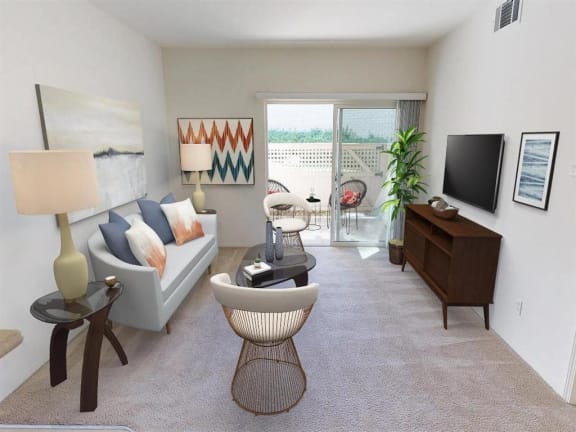 Balcony at Knollwood Meadows Apartments, Santa Maria, CA