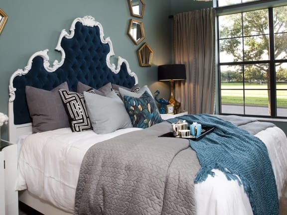 King-Sized Model Bedrooms at Azul Baldwin Park, Orlando, FL, 32814
