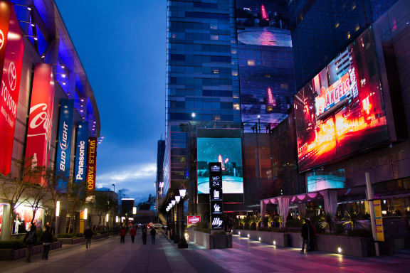 LA Live near Olympic by Windsor, LA, California