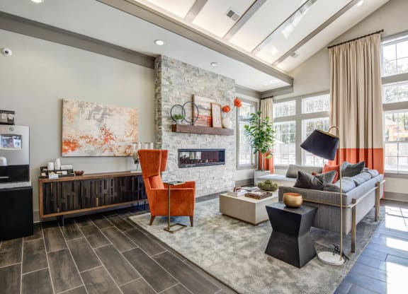 Thumbnail 31 of 41 - Classic Lounge Design at The Retreat Apartments, Roanoke, Virginia