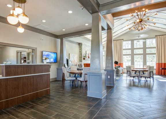Thumbnail 32 of 41 - Elegant Living Room Clubhouse at The Retreat Apartments, Roanoke, 24019