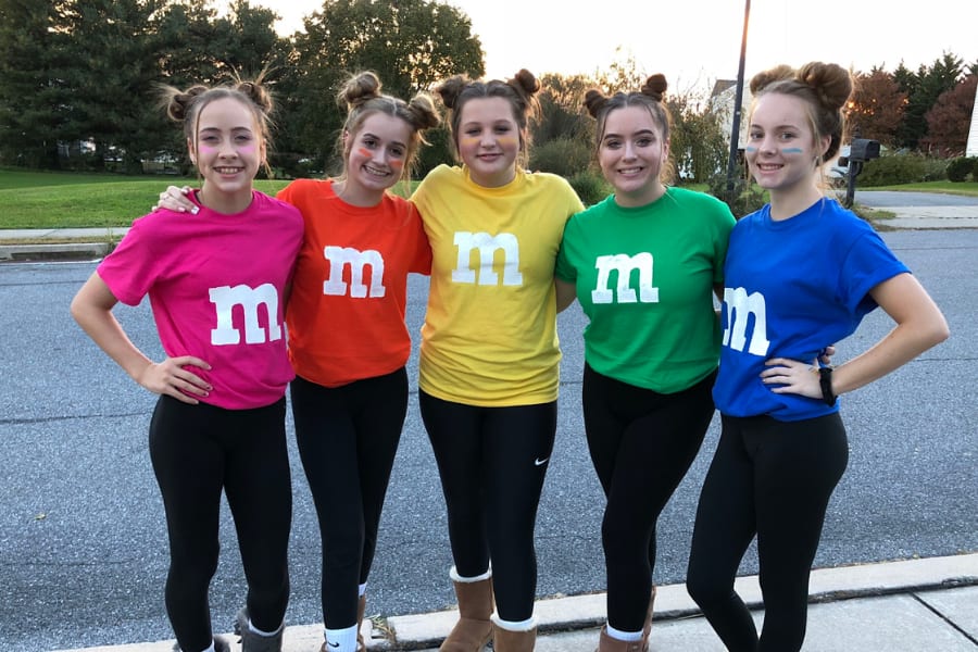 Last Minute DIY M&M Costumes - Live Well Play Together