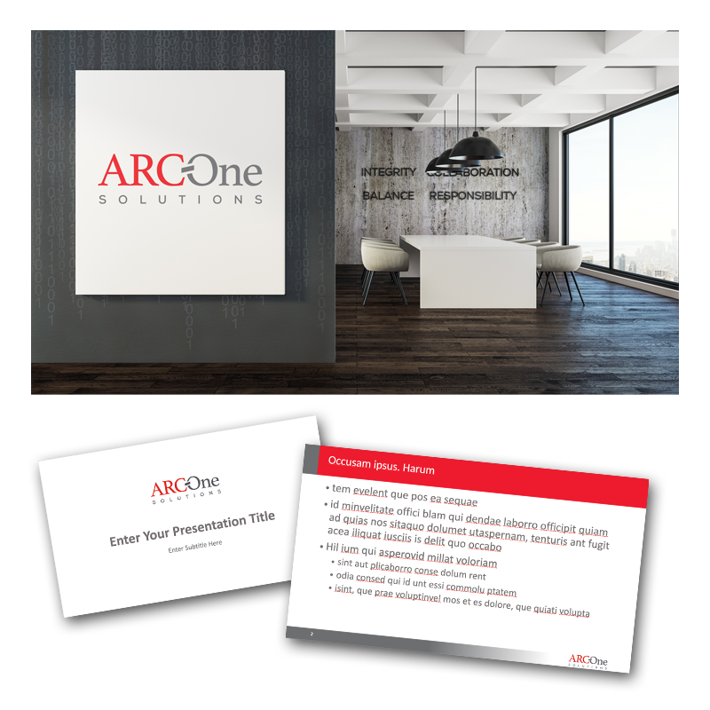 ARC-One collateral samples. ARC-One collateral samples.