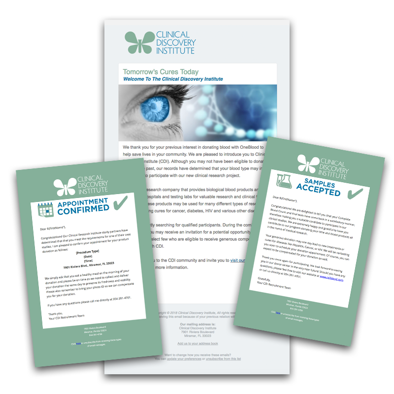 CDI email samples CDI email samples