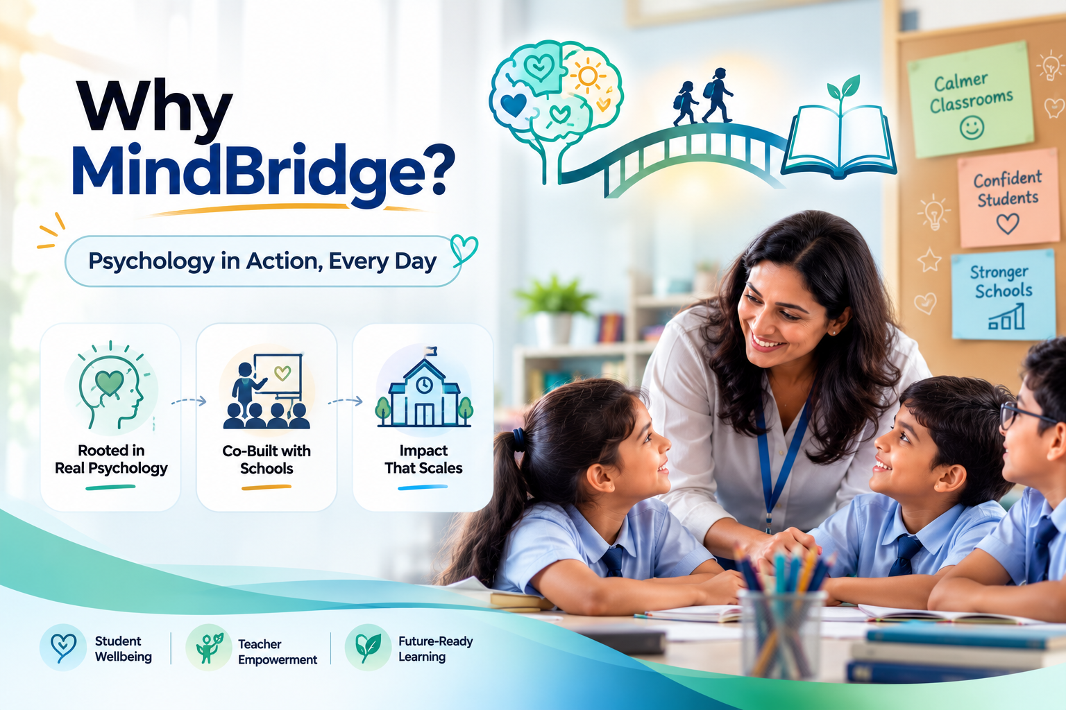 MindBridge facilitator leading a teacher training workshop