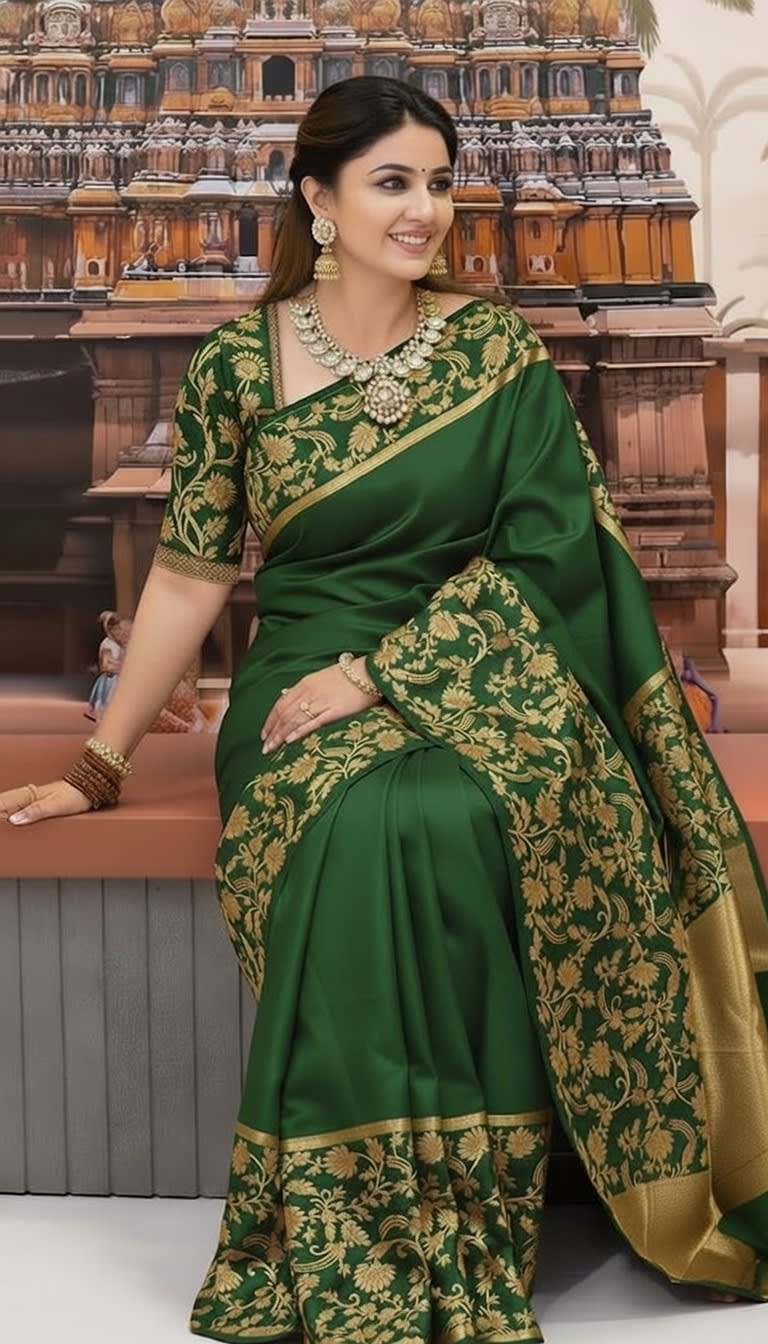 Rupkotha-Katan-Saree-28992 - Jamdani & Silk Sarees | চারুলতা লাইফস্টাইল (Charulata Lifestyle)