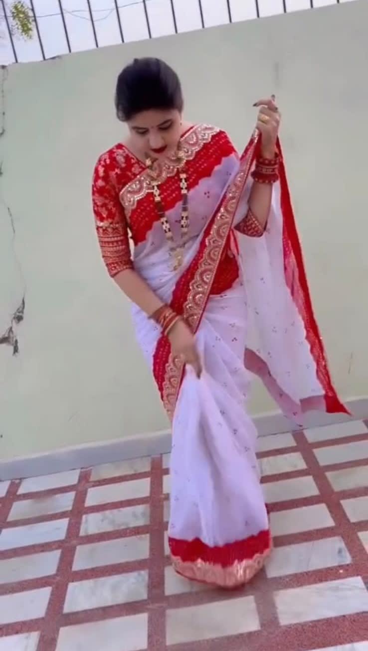 Makhon Jorget Sequence Work Saree - Jamdani & Silk Sarees | চারুলতা লাইফস্টাইল (Charulata Lifestyle)