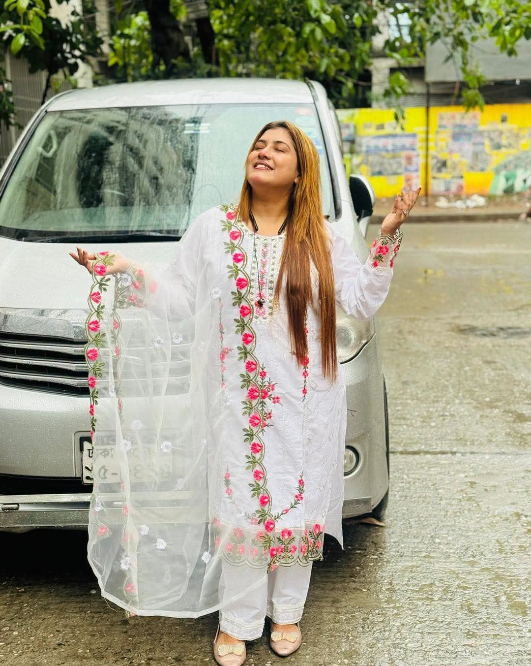 Cotton Embroidery Three Piece - Women's Fashion | চারুলতা লাইফস্টাইল (Charulata Lifestyle)