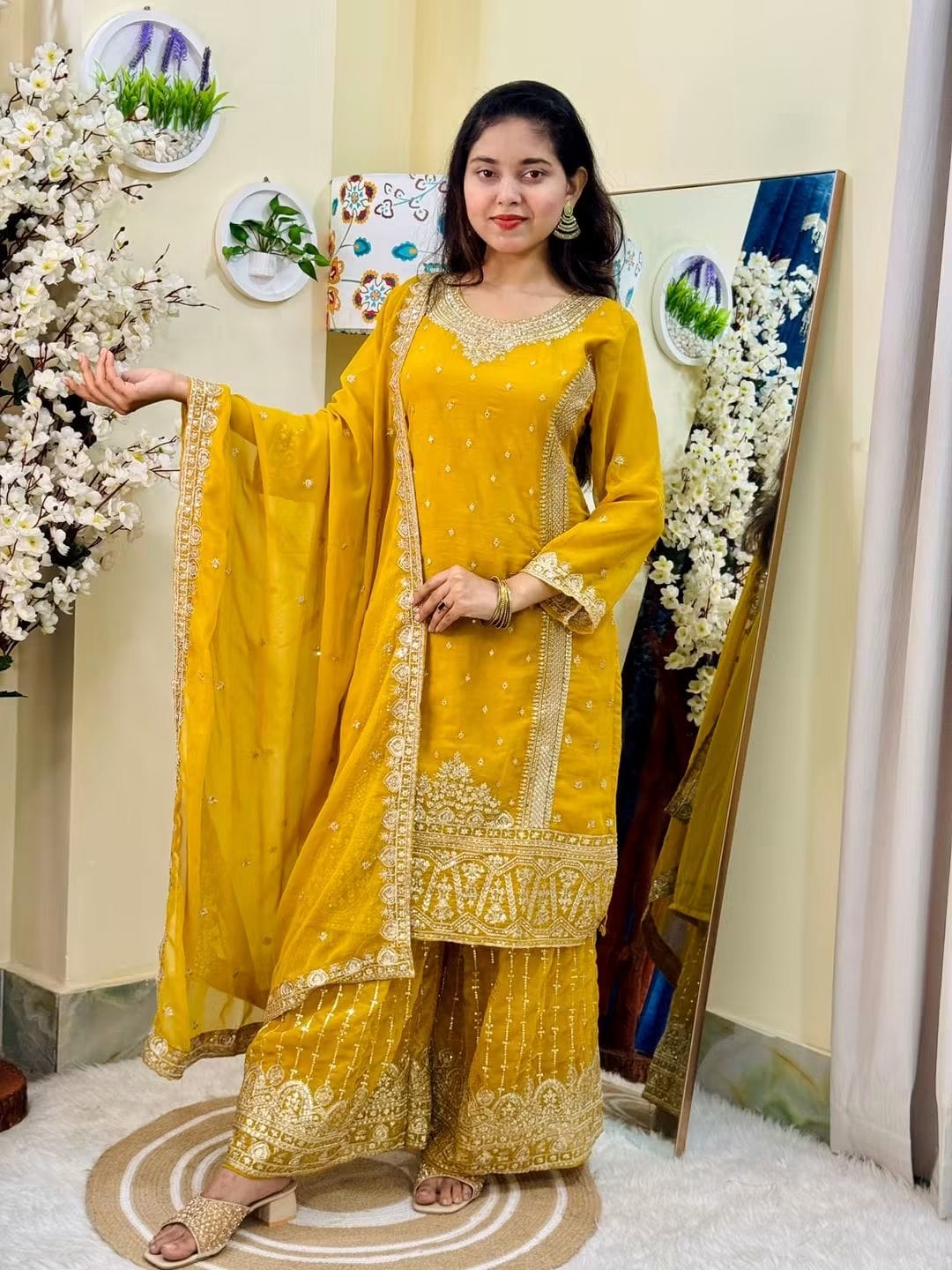 Sequence Embroidery Gharara - Women's Fashion | চারুলতা লাইফস্টাইল (Charulata Lifestyle)