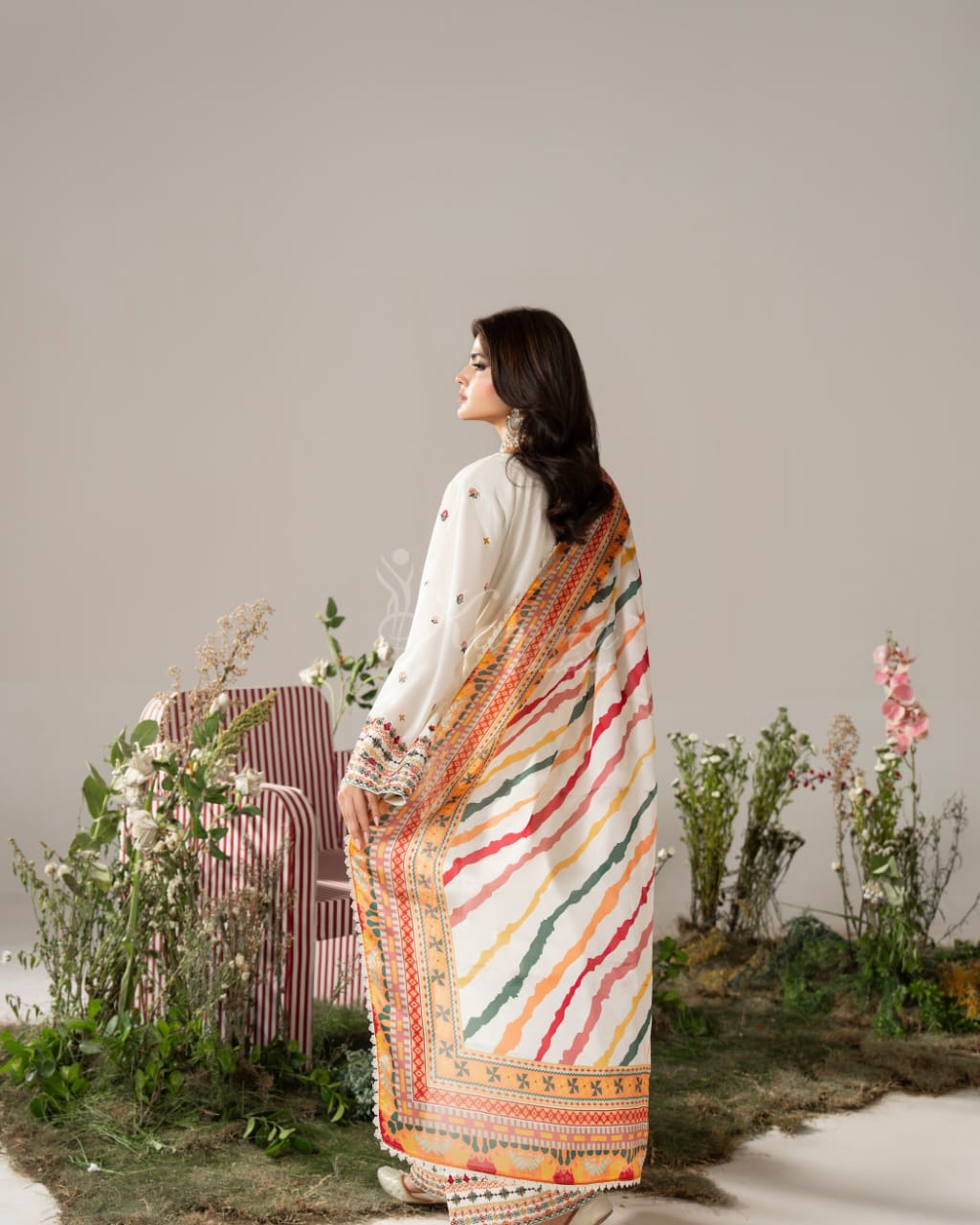 White Farsy Dress - Women's Fashion | চারুলতা লাইফস্টাইল (Charulata Lifestyle)