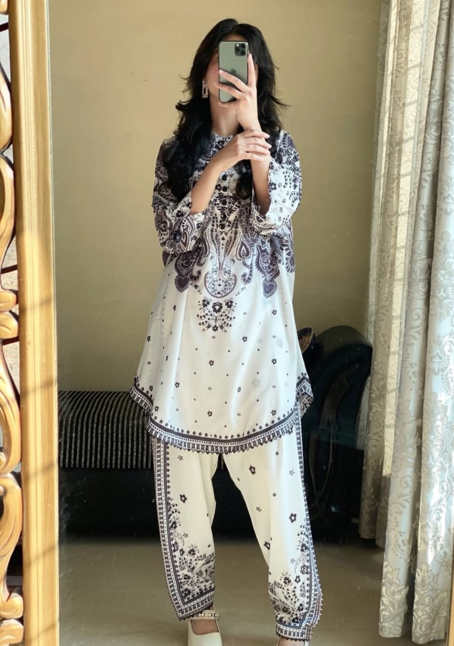 Digital Print Thai Micro Georgette Two Piece - Women's Fashion | চারুলতা লাইফস্টাইল (Charulata Lifestyle)