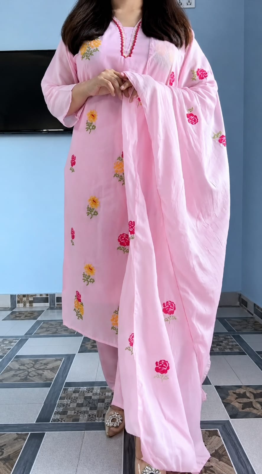 এক্সক্লুসিভ কটন গারারা ড্রেস (Exclusive Garara Dress) – প্রিমিয়াম এমব্রয়ডারি ওয়ার্ক - Women's Fashion | চারুলতা লাইফস্টাইল (Charulata Lifestyle)
