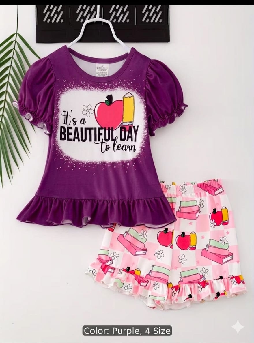 কিডস কটন টি-শার্ট ও হাফ প্যান্ট সেট (Kids Cotton T-Shirt and Pant Set) – আরামদায়ক সিঙ্গেল জার্সি - Kids Zone | চারুলতা লাইফস্টাইল (Charulata Lifestyle)