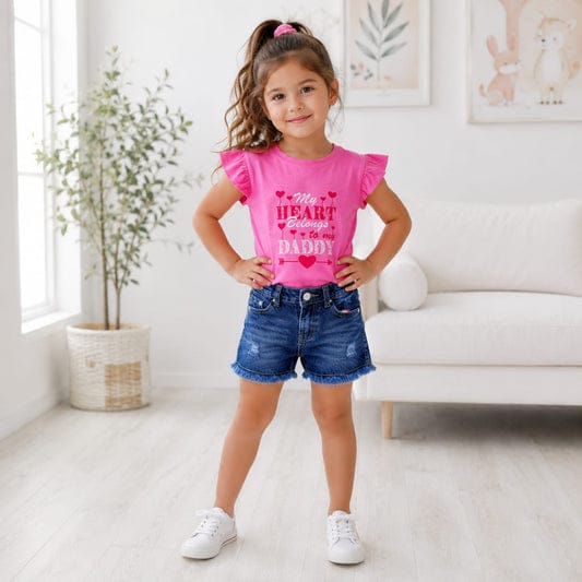 কিডস কটন টি-শার্ট ও ডেনিম হাফ প্যান্ট সেট (Kids T-Shirt and Denim Pant Set) - Kids Zone | চারুলতা লাইফস্টাইল (Charulata Lifestyle)
