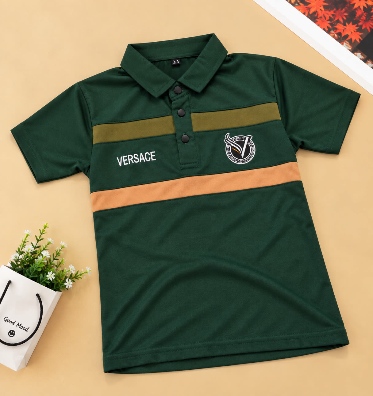 প্রিমিয়াম চায়না বেবি পোলো শার্ট (China Baby Polo Shirt) – এমব্রয়ডারি ডিজাইন | চারুলতা লাইফস্টাইল (Charulata Lifestyle)