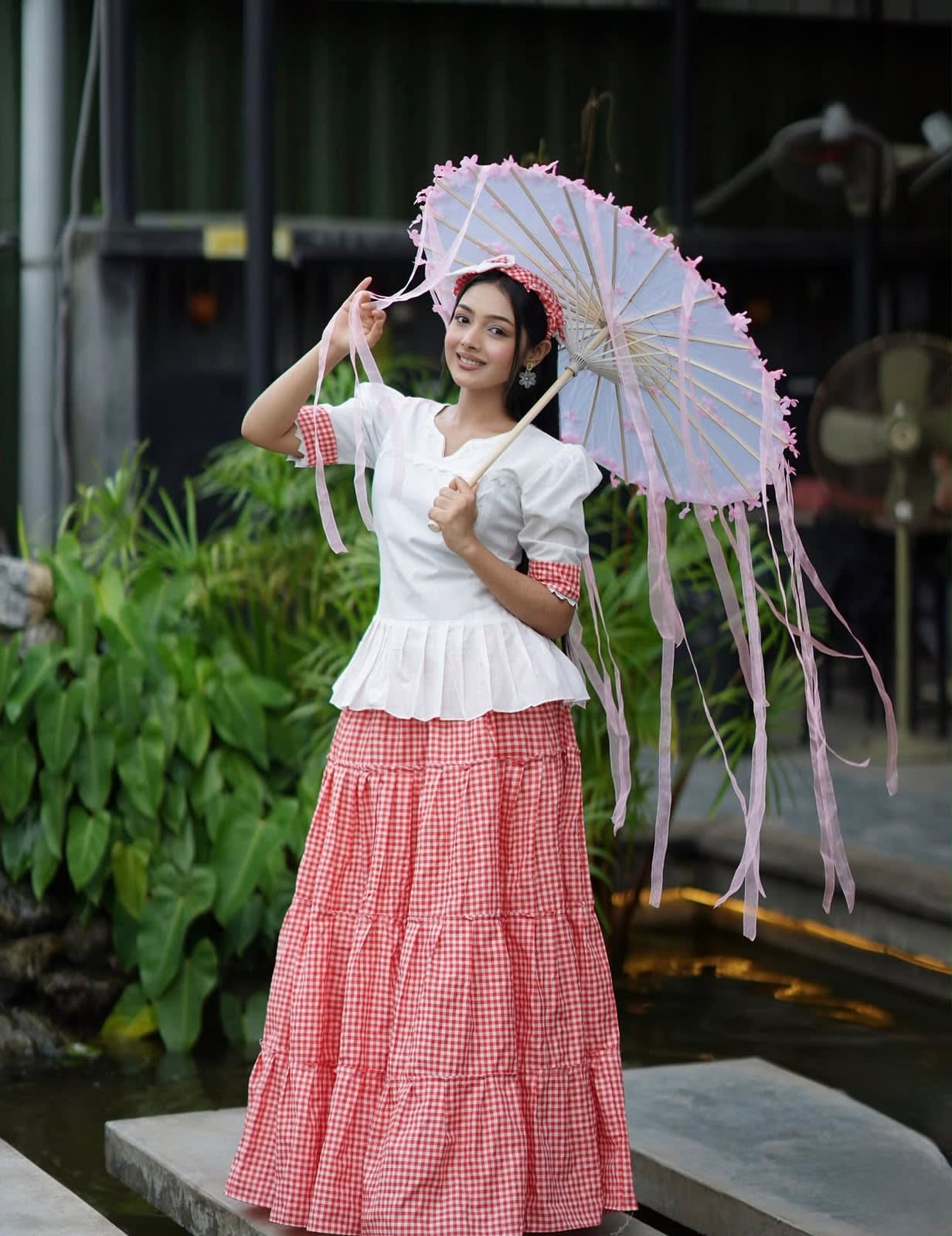 প্রিমিয়াম স্টাইলিশ স্কার্ট সেট (Premium Stylish Skirt Set) – কটন ফেব্রিক ও লেস ওয়ার্ক | চারুলতা লাইফস্টাইল (Charulata Lifestyle)
