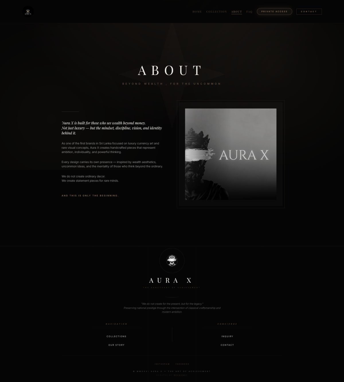 About – The Aura X Story