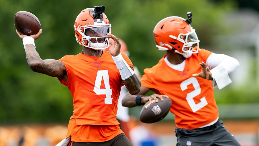 Browns' Shedeur Sanders, Deshaun Watson receive high praise from teammate