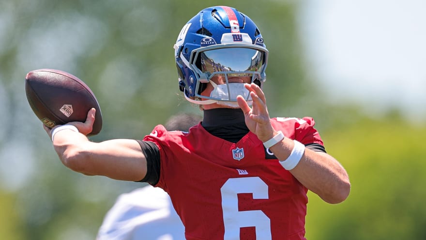 Giants' Jaxson Dart getting early hype ahead of John Harbaugh era