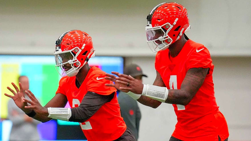Springtime workouts continue to be bad news for Browns' Shedeur Sanders amid Deshaun Watson competition