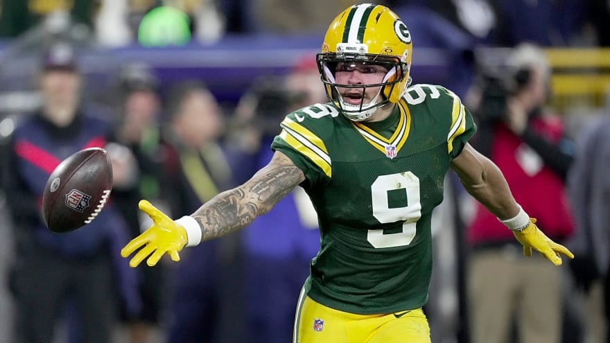Christian Watson returns to game after being transported to hospital