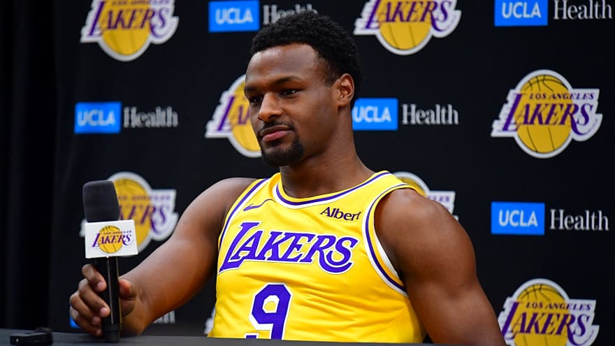 Lakers' Bronny James faces unforgiving spotlight with LeBron safety net gone