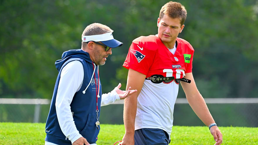 Patriots OC Josh McDaniels addresses Drake Maye, yips theory amid QB's struggles